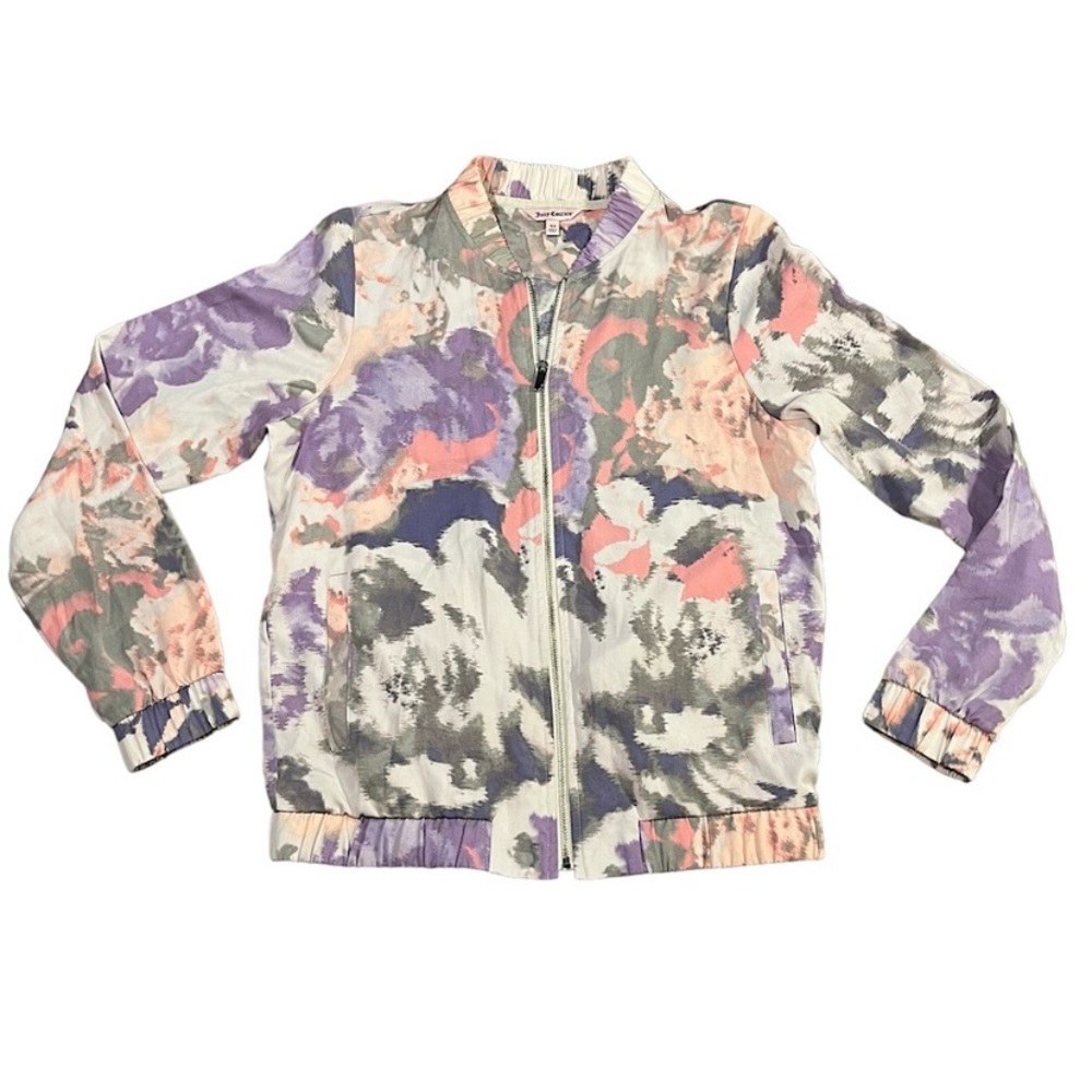 Juicy Couture Floral Bomber Jacket